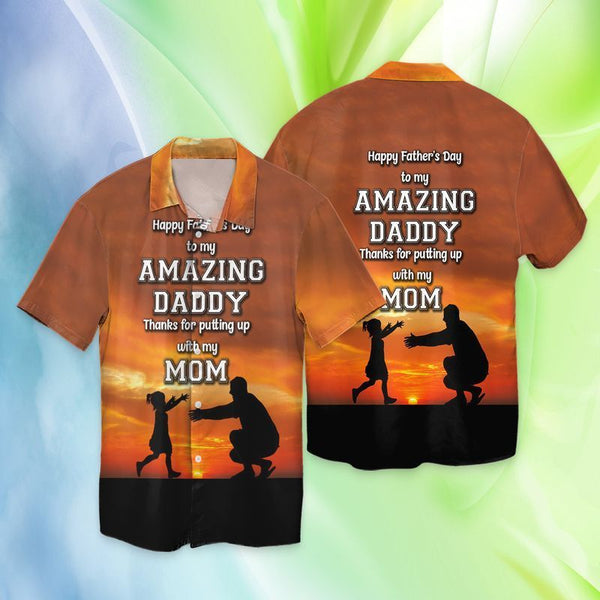 Amazing Daddy Happy Fathers Day Hawaiian Shirt | For Men & Women | HW2416-BehighStyle