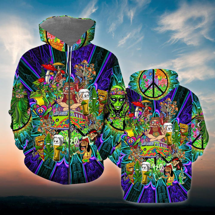 Amazing Hippie 3D All Over Print | For Men & Women | Adult | HP1616-BehighStyle