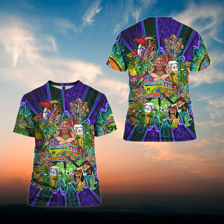 Amazing Hippie 3D All Over Print | For Men & Women | Adult | HP1616-BehighStyle