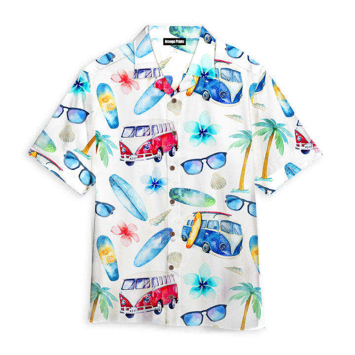 Amazing Hippie Bus Hawaiian Shirt | For Men & Women | HW2359-BehighStyle