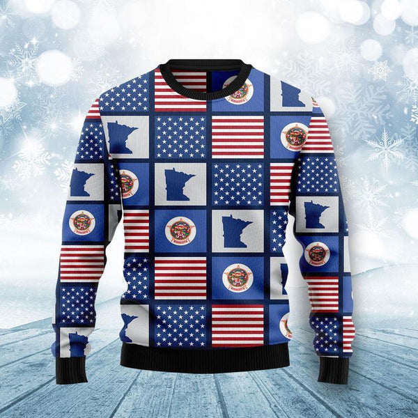 Amazing Minnesota Ugly Christmas Sweater | For Men & Women | Adult | US1477-BehighStyle