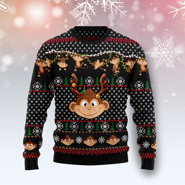 Amazing Monkey Ugly Christmas Sweater | Adult | US2300