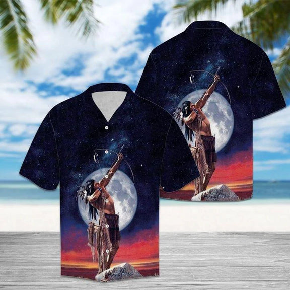 Amazing Native American Hunting Cool Design Aloha Hawaiian Shirt | For Men & Women | HW1069-BehighStyle