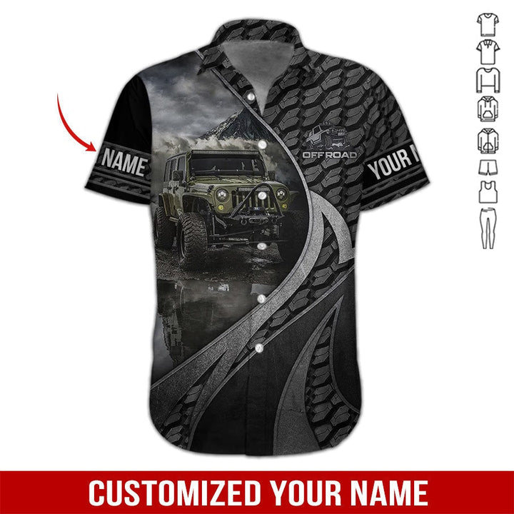 Amazing Off Road Custom Name Hawaiian Shirt | For Men & Women | HN358-BehighStyle