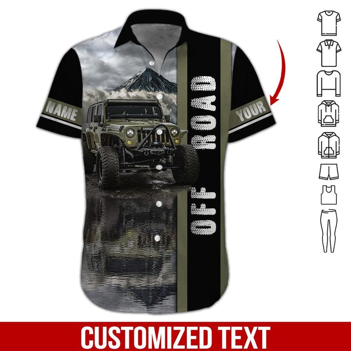 Amazing Off Road Custom Name Hawaiian Shirt | For Men & Women | HN359-BehighStyle