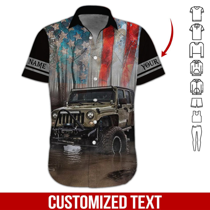 Amazing Off Road Custom Name Hawaiian Shirt | For Men & Women | HN365-BehighStyle