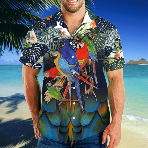 Amazing Parrot Hawaiian Shirt | For Men & Women | HW1417-BehighStyle