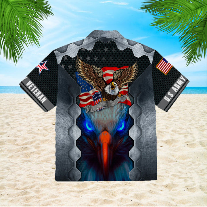 Amazing Patriot Eagle US Army Veteran Hawaiian Shirt | For Men & Women | HW1654-BehighStyle