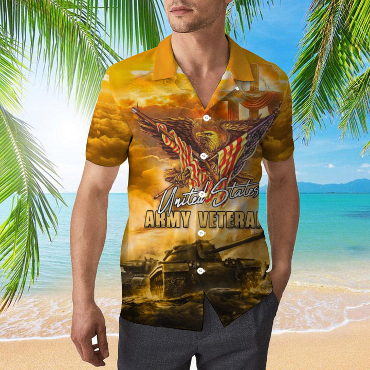 Amazing Patriot Eagle Us Army Veteran Hawaiian Shirt | For Men & Women | HW1676-BehighStyle