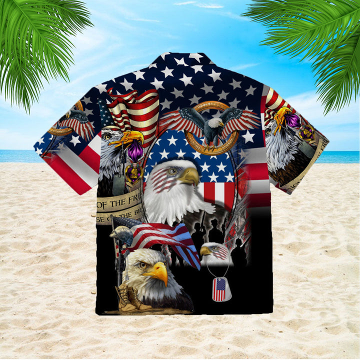 Amazing Patriotic Eagle Hawaiian Shirt | For Men & Women | HW1677-BehighStyle