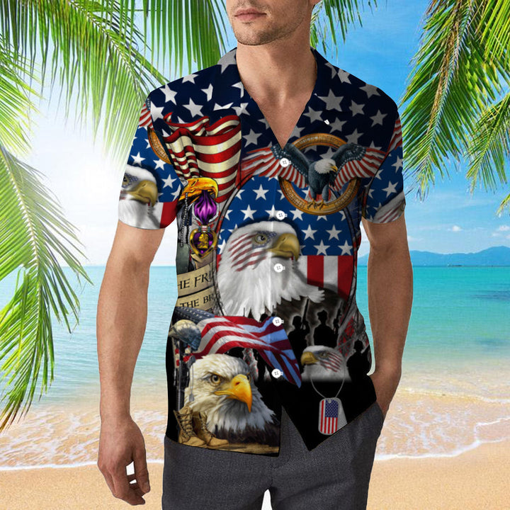 Amazing Patriotic Eagle Hawaiian Shirt | For Men & Women | HW1677-BehighStyle