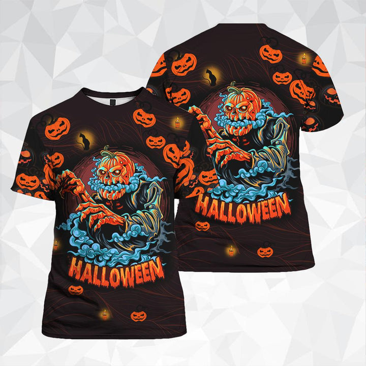 Amazing Pumpkin Halloween 3D All Over Print | For Men & Women | Adult | HP1345-BehighStyle