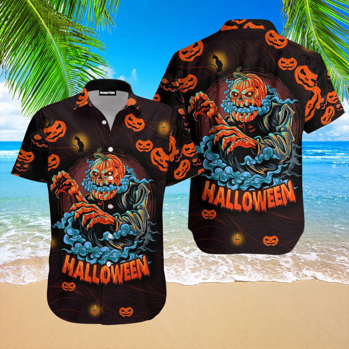 Amazing Pumpkin Halloween Hawaiian Shirt | For Men & Women | HW2596-BehighStyle