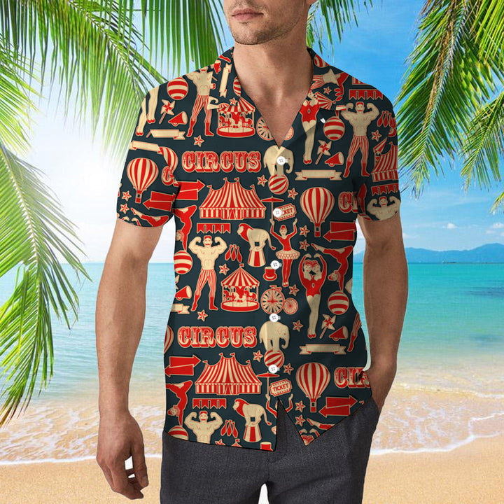 Amazing Retro Circus Hawaiian Shirt | For Men & Women | HW1164-BehighStyle