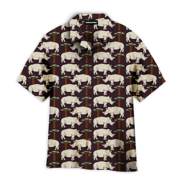 Amazing Rhino Aloha Hawaiian Shirts For Men & For Women | WT5113