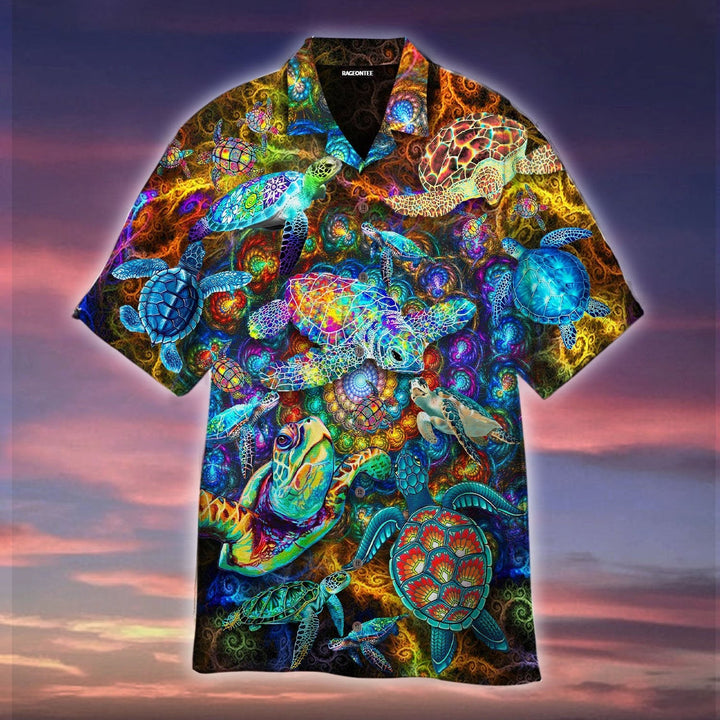 Amazing Sea Turtle Are Glowing Hawaiian Shirt | For Men & Women | HW2233-BehighStyle