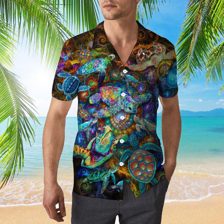 Amazing Sea Turtle Are Glowing Hawaiian Shirt | For Men & Women | HW2233-BehighStyle