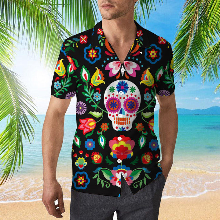 Amazing Sugar Skull Hawaiian Shirt | For Men & Women | HW1884-BehighStyle