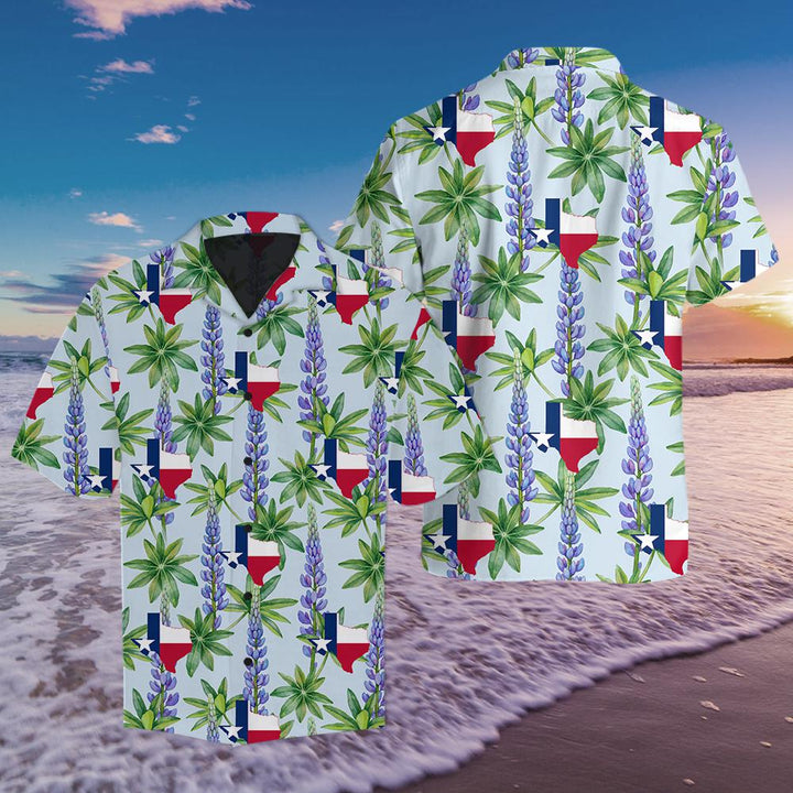 Amazing Texas Bluebonnet Aloha Hawaiian Shirt | For Men & Women | HW5470-BehighStyle