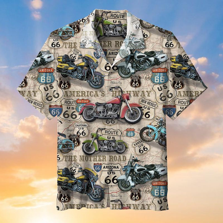 Amazing Vintage Motorcycles On Route Hawaiian Shirt | For Men & Women | Adult | HW5797-BehighStyle