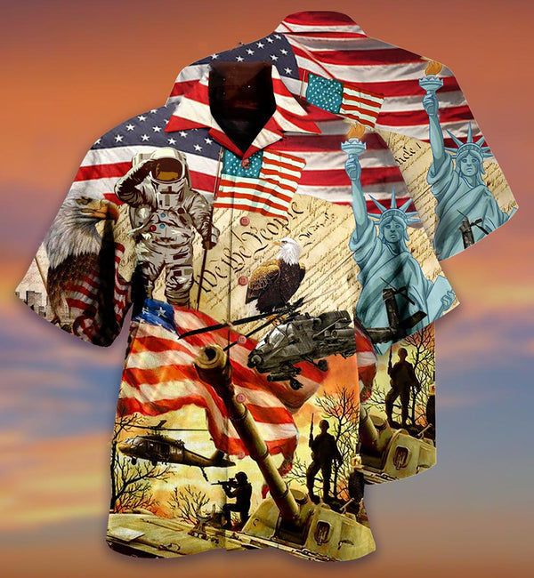 America Independence Day Hawaiian Shirt | For Men & Women | HW1574-BehighStyle