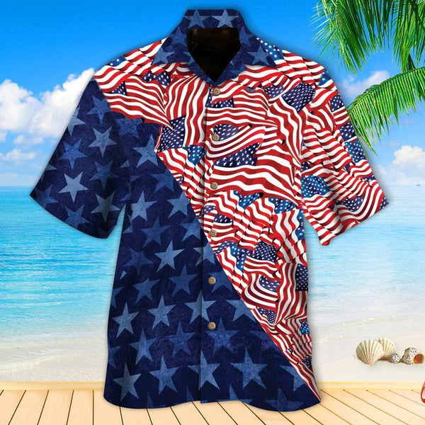 American Flag Hawaiian Shirt | For Men & Women | HW1665-BehighStyle