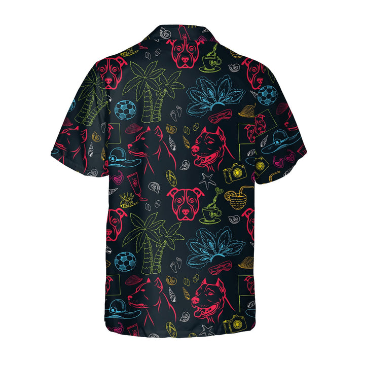 American Pit Bull Dog Hawaiian Shirt | For Men & Women | HW1291-BehighStyle