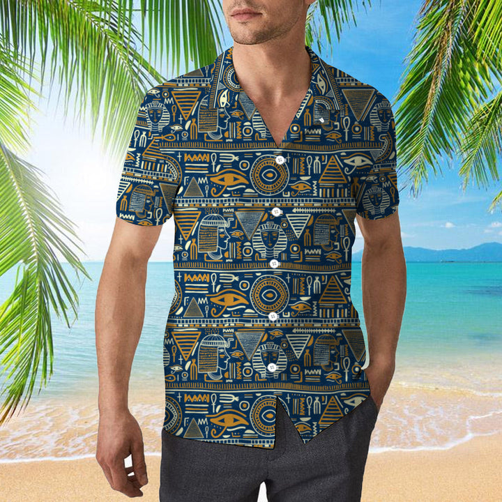 Ancient Egyptian Tribal Hawaiian Shirt | For Men & Women | HW1151-BehighStyle