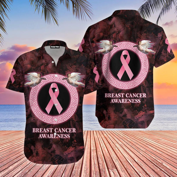 Angel Breast Cancer Awareness Hawaiian Shirt | HW3117