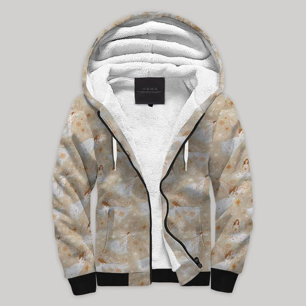 Angel Fleece Zip Hoodie All Over Print | FZ853