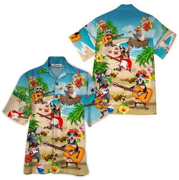 Animal Guitar Hawaiian Shirt | For Men & Women | HW1618-BehighStyle