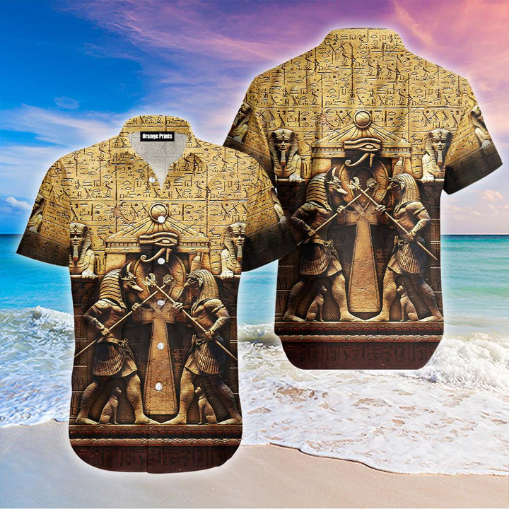 Anubis Ancient Egyptian Hawaiian Shirt | For Men & Women | HW1840-BehighStyle