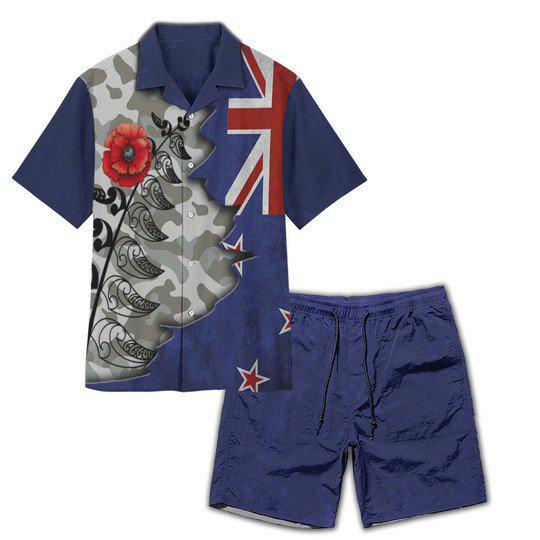 Anzac Day Hawaiian Shirt Set | For Men & Women | HS104-BehighStyle