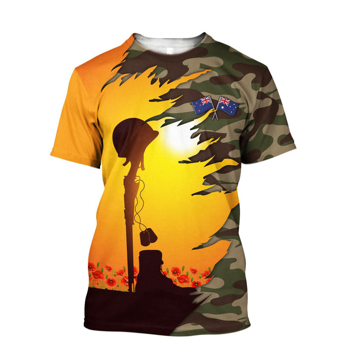 Anzac Day Veteran Day 3D All Over Print | For Men & Women | Adult | HT9008-BehighStyle