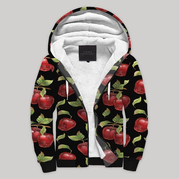 Apple Garden Fleece Zip Hoodie All Over Print | FZ712