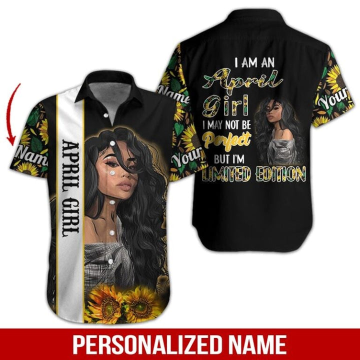 April Girl Custom Name Hawaiian Shirt | For Men & Women | HN386-BehighStyle