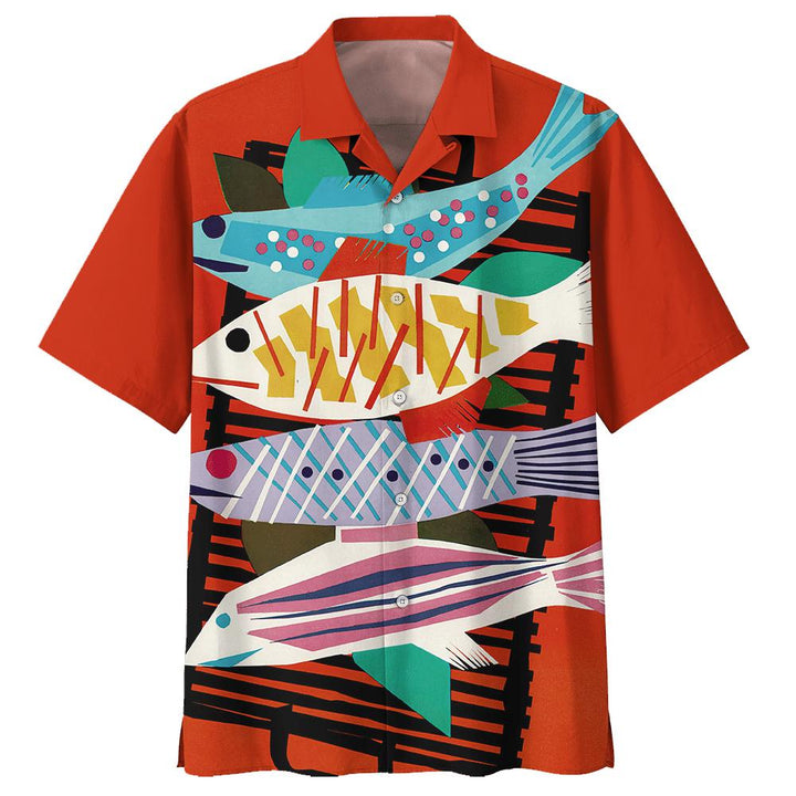 Aquarium School Of Fish Aloha Hawaiian Shirt | For Men & Women | HW970-BehighStyle