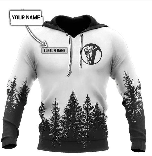 Arborist Dad Black & White Custom Name 3D All Over Print | Adult | CN372