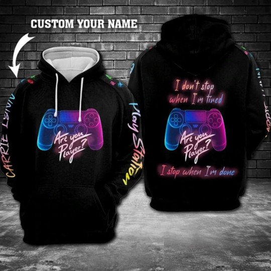 Are You Player Cool Game Custom Name 3D All Over Print | For Men & Women | Adult | CN155-BehighStyle