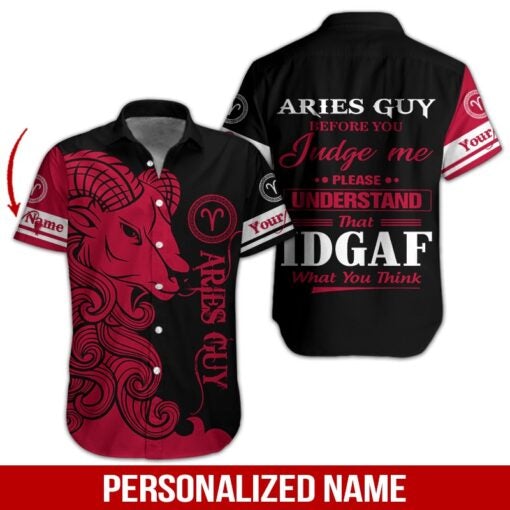 Aries Guy Custom Name Hawaiian Shirt | For Men & Women | HN468-BehighStyle