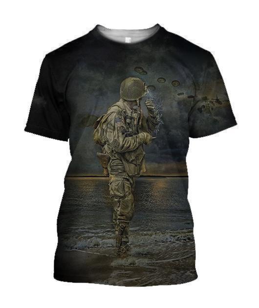 Army- Paratrooper Veteran Man 3D All Over Print | For Men & Women | Adult | HT1756-BehighStyle