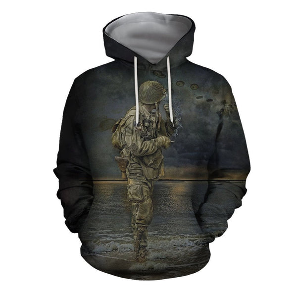 Army- Paratrooper Veteran Man 3D All Over Print | For Men & Women | Adult | HT1756-BehighStyle