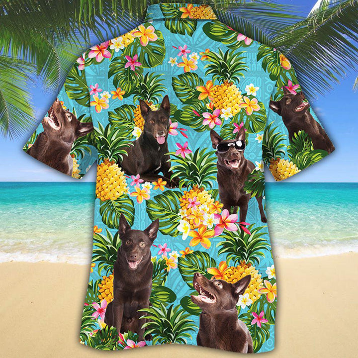 Australian Kelpie Dog Lovers Pineapple Aloha Hawaiian Shirt | For Men & Women | HW761-BehighStyle