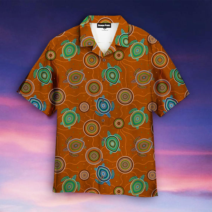 Australian Sea Turle Aboriginal Hawaiian Shirt | For Men & Women | HW1979-BehighStyle