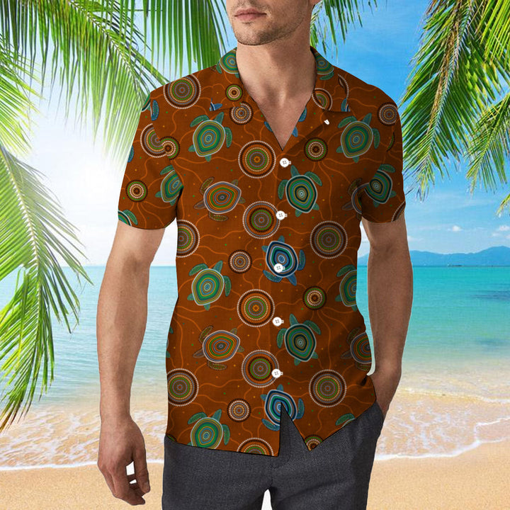 Australian Sea Turle Aboriginal Hawaiian Shirt | For Men & Women | HW1979-BehighStyle