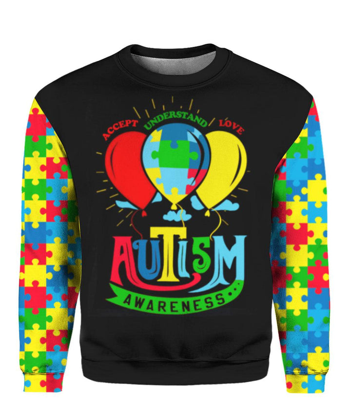 Autism Awareness 3D All Over Print | For Men & Women | Adult | HP1557-BehighStyle