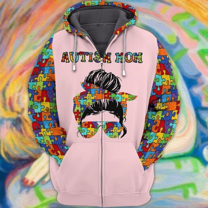 Autism Awareness Autism Mom 3D All Over Print | For Men & Women | Adult | HP300-BehighStyle