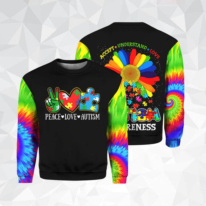 Autism Awareness Choose Kindness Cool 3D All Over Print | For Men & Women | Adult | HP723-BehighStyle