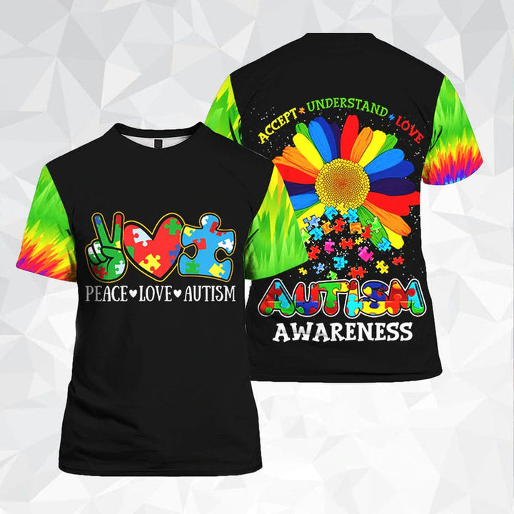 Autism Awareness Choose Kindness Cool 3D All Over Print | For Men & Women | Adult | HP723-BehighStyle