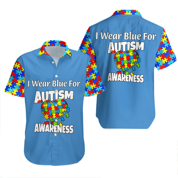 Autism Awareness Cool Design Aloha Hawaiian Shirt | For Men & Women | HW1083-BehighStyle